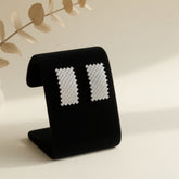 Luxury Silver Crystal Earrings For Girls & Women