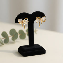 Luxury Rose Gold Butterfly Earrings for Girls & Womens