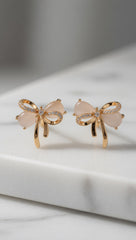 Luxury Rose Gold Butterfly Earrings for Girls & Womens